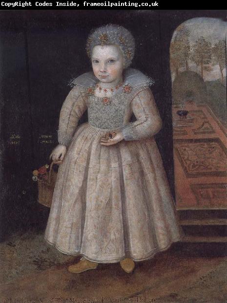 unknow artist Lettice Newdigate aged two
